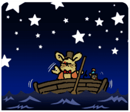 Jerokee the Bunny & Cheese the Rat. sticker #11225741