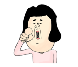 very cute girl sticker sticker #11231204