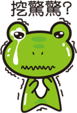 Attitude to life for four frog sticker #11262491