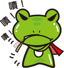 Attitude to life for four frog sticker #11262493