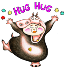 Cute Baby in Costume sticker #11307658