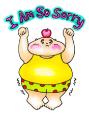 Cute Baby in Costume sticker #11307693