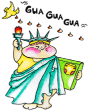 Cute Baby in Costume sticker #11307694