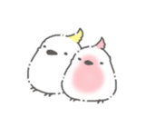 Sweet and bird sticker #11362936