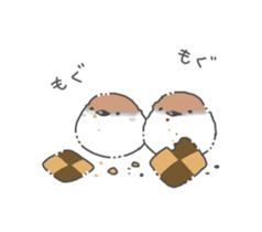 Sweet and bird sticker #11362942