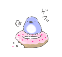 Sweet and bird sticker #11362963