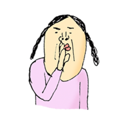 very very cute girl's sticker sticker #11437274