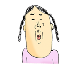 very very cute girl's sticker sticker #11437288