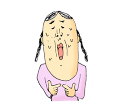 very very cute girl's sticker sticker #11437289