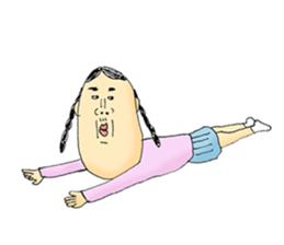 very very cute girl's sticker sticker #11437300