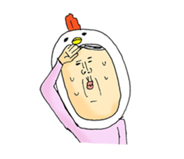 very very cute girl's sticker sticker #11437311