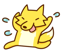 kitsunekko fox sticker sticker #11510192