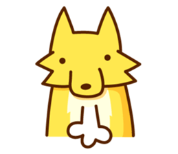 kitsunekko fox sticker sticker #11510204