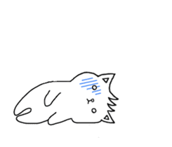 New Cat in Takeshi's house 2 sticker #11528593
