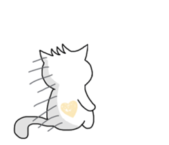 New Cat in Takeshi's house 2 sticker #11528596