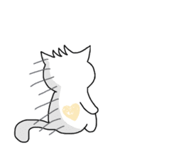 New Cat in Takeshi's house 2 sticker #11528596
