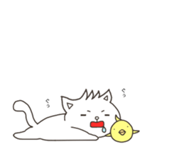 New Cat in Takeshi's house 2 sticker #11528601