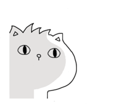 New Cat in Takeshi's house 2 sticker #11528605