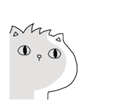 New Cat in Takeshi's house 2 sticker #11528605