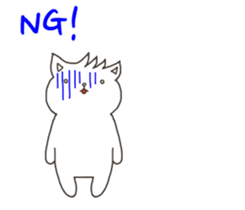 New Cat in Takeshi's house 2 sticker #11528613