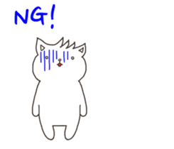 New Cat in Takeshi's house 2 sticker #11528613