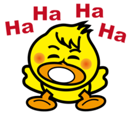 Little fat duck sticker #11551373