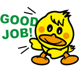 Little fat duck sticker #11551374