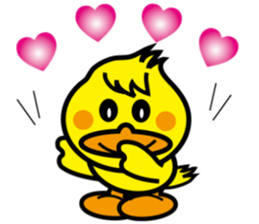 Little fat duck sticker #11551378