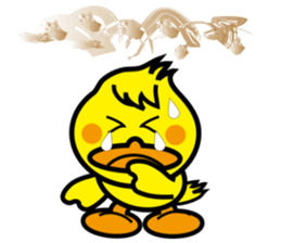 Little fat duck sticker #11551396