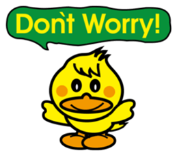 Little fat duck sticker #11551397