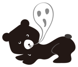 TAIWAN Only-Black Bear sticker #11566875