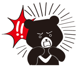 TAIWAN Only-Black Bear sticker #11566881