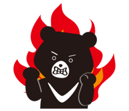 TAIWAN Only-Black Bear sticker #11566895