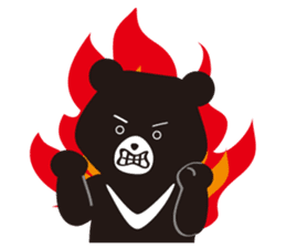 TAIWAN Only-Black Bear sticker #11566895