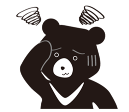 TAIWAN Only-Black Bear sticker #11566898