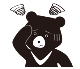 TAIWAN Only-Black Bear sticker #11566898