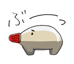 Message of Love with Character Bento sticker #11741007