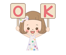 Animation sticker of the girl sticker #11814679