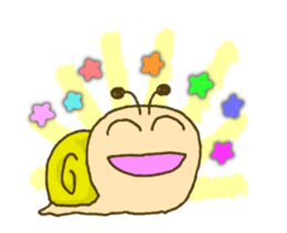 Moving snail's sticker sticker #11889513