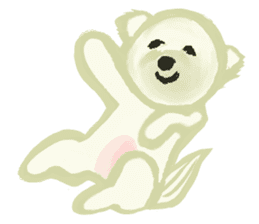 DOGGY KUMA HAPPY LIFE!!!! sticker #11893342