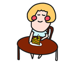 QQQ girl 3 sticker #11903774