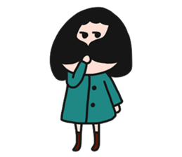 QQQ girl 3 sticker #11903778