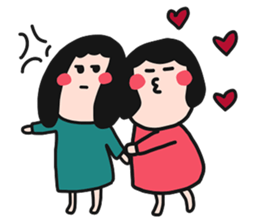 QQQ girl 3 sticker #11903779