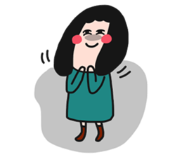 QQQ girl 3 sticker #11903781