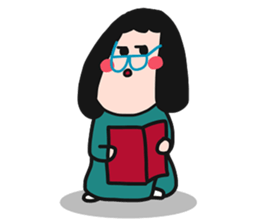 QQQ girl 3 sticker #11903784