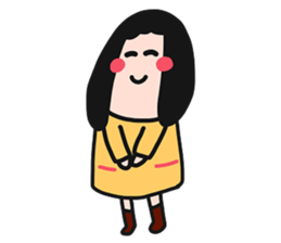 QQQ girl 3 sticker #11903786