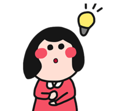 QQQ girl 3 sticker #11903787