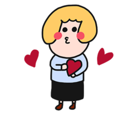 QQQ girl 3 sticker #11903789