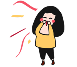 QQQ girl 3 sticker #11903793