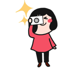 QQQ girl 3 sticker #11903799